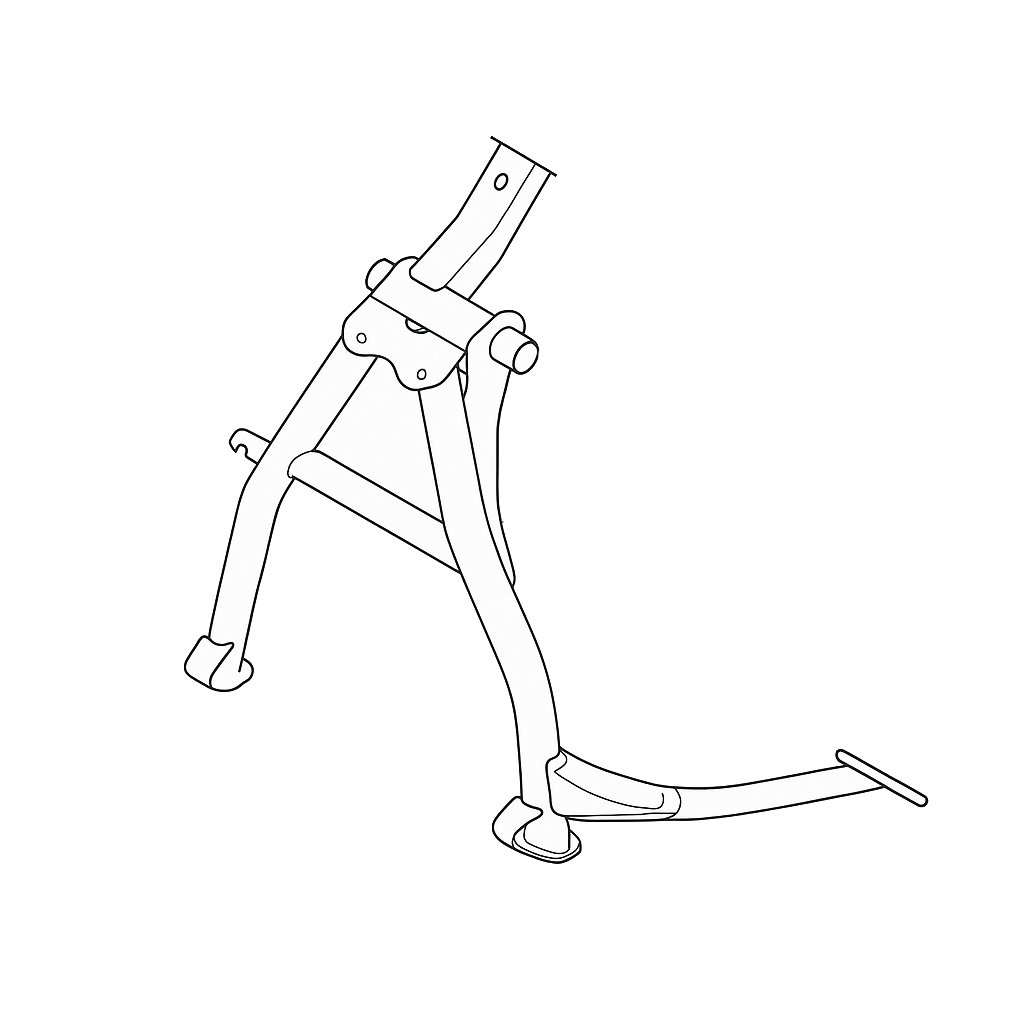 Platine de Repose-Pieds - Côté Droit